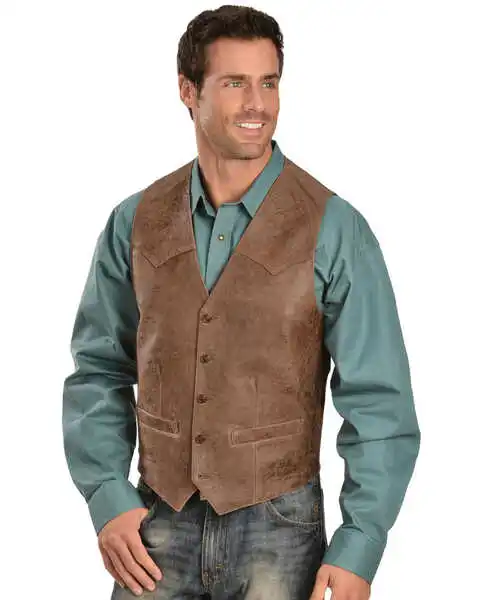 Men's Casual Bullet-Proof Style Leather Motorcycle Vest Winter Tactical Waistcoat and Sleeveless Jackets for Boys