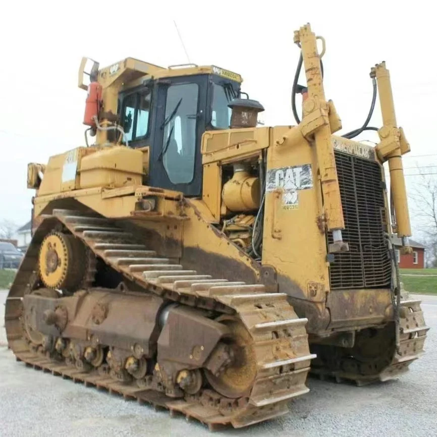 Earthmoving Machine Used Caterpillar D9n Crawler Bulldozer Cat D9 Dozer