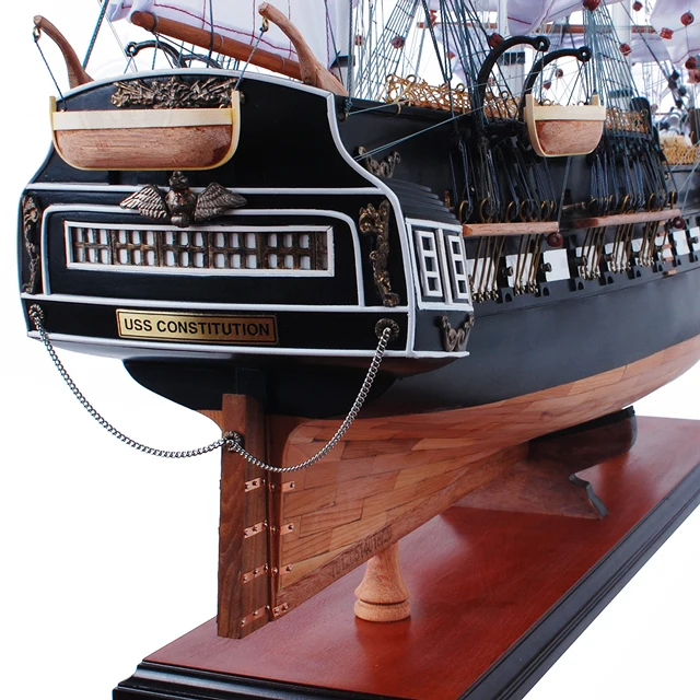 定率割引 往復 木製キット1/80 U.S.S USSコンスティ 帆船 CONSTITUTION（1/120 船・ボート