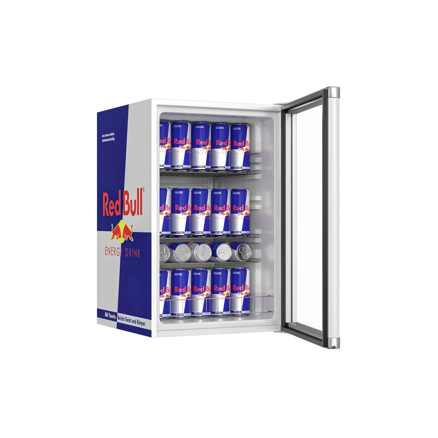 Top quality Red Bull fridge for promotional and commercial