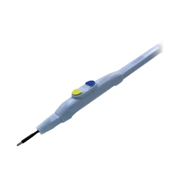 Single Use Medical Smoke Evacuator Finger Switch Electrosurgical Pencil With Telescopic Carriage