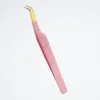Glitter Pink + Gold Tip