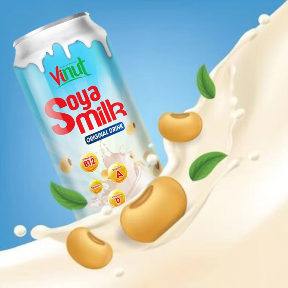 16.6 Fl Oz Soy Milk - Rich Protein Sweet Soya Bean Drink