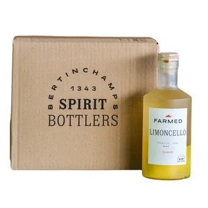 Pack 6 X 50cl Limoncello Liquor Lemon Liqueur Likor Belgium Distillery Farmed Gift Alcoholic Drink Digestive Artisanal Bottle