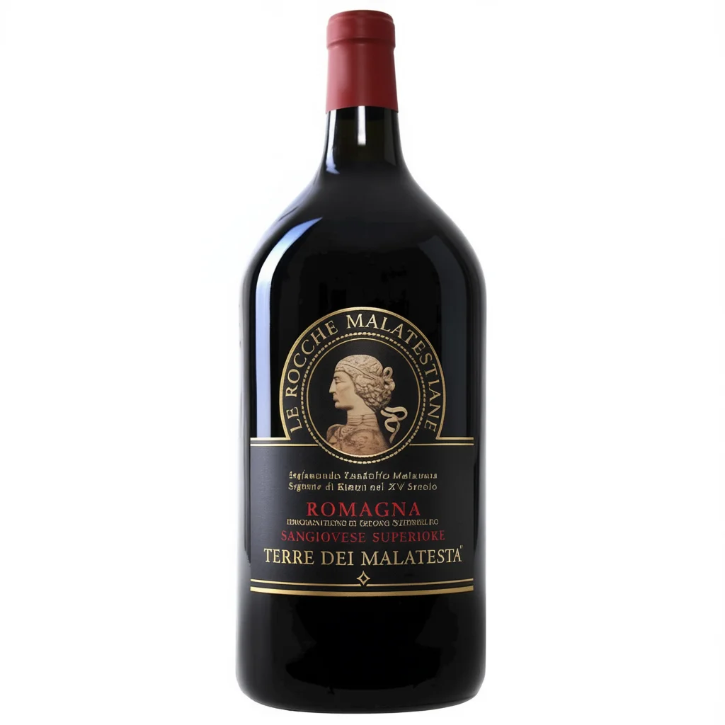 Jeroboam Romagna Sangiovese Superiore DOC Red Wine 3000ml Large Format Italian Wine 1 Bottle Per Box-Le Rocche