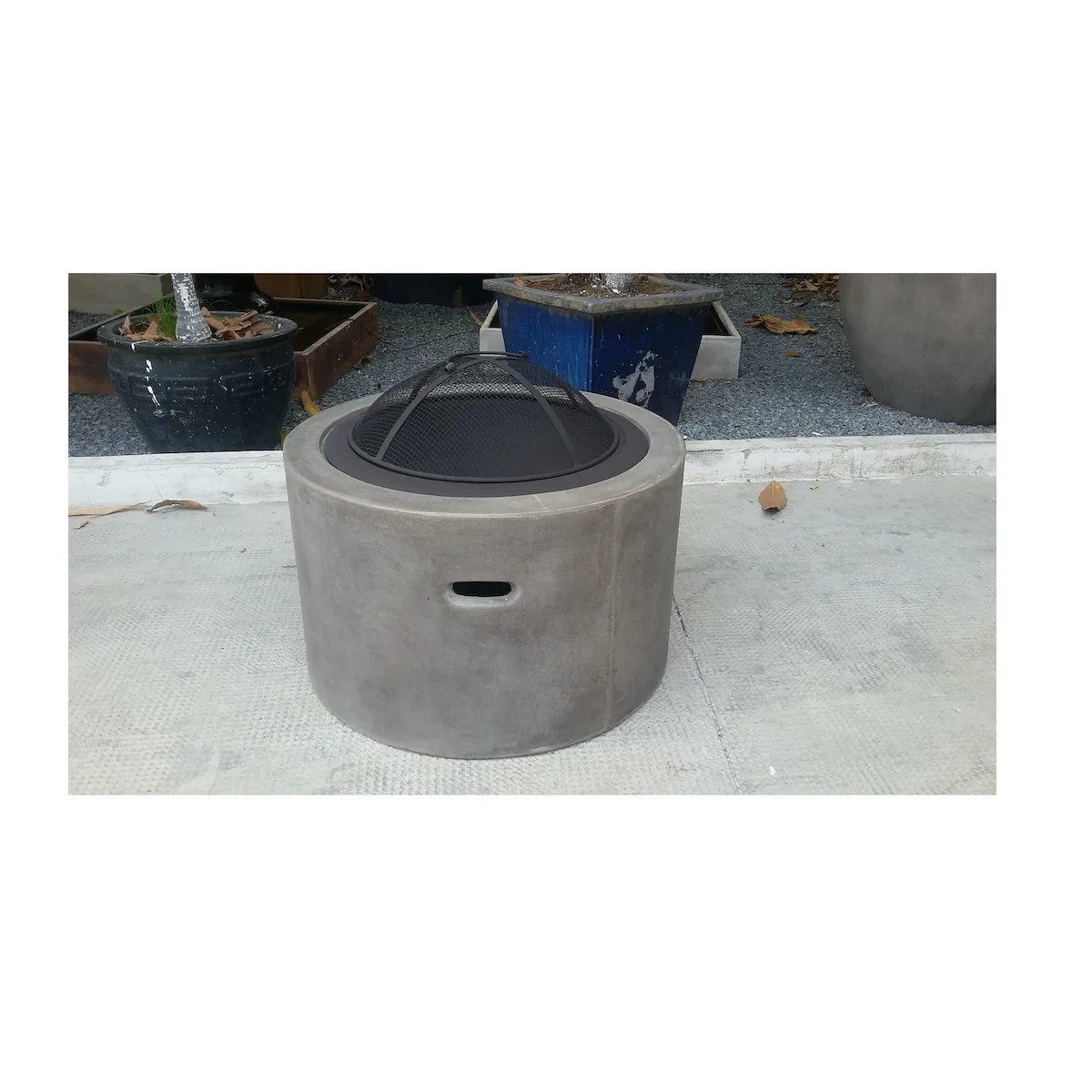 High Quality Fire Pit With Grc Round Base Fs442 Customized Design