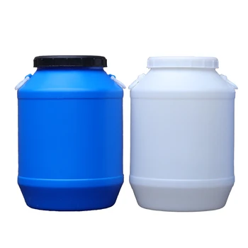 High Quality 50 Litre HDPE Blue Plastic Barrel Drum Open Top Chemical Pail with High Visibility