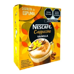 For Nescafe Cappuccino Bulk Box Mellow Instant Arabica Coffee Latte Variety Flavours Bottle Chocolate Cream Sugar Fruit Neutral