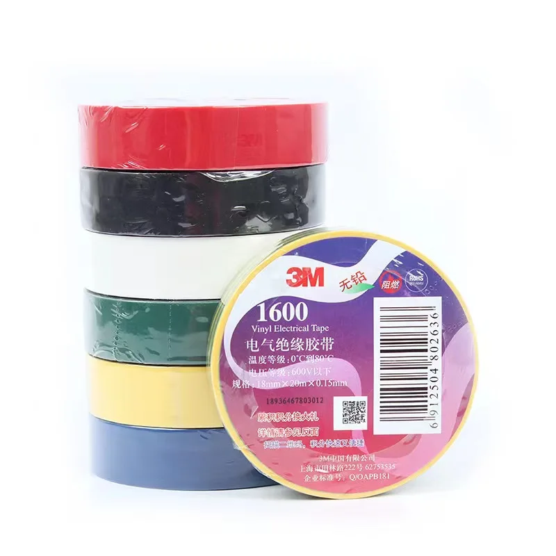 3m 1600 Vinyl Electrical Tape For Industrial Use - Buy 3m 1600 Tape 3m ...