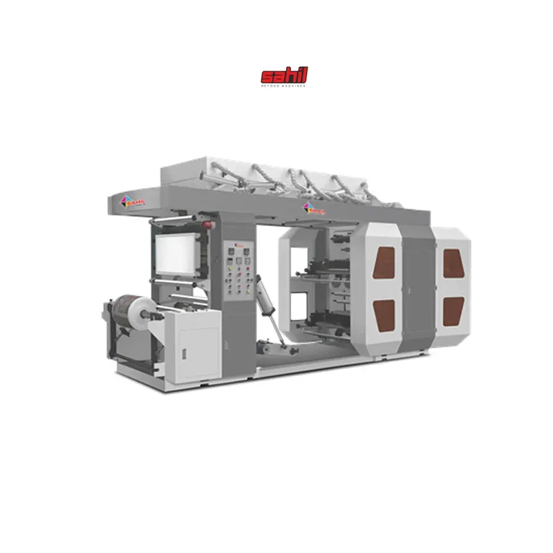 High Speed 4 Color Flexo Printing Machine Roll to Roll Flexographic Printing Machine From India