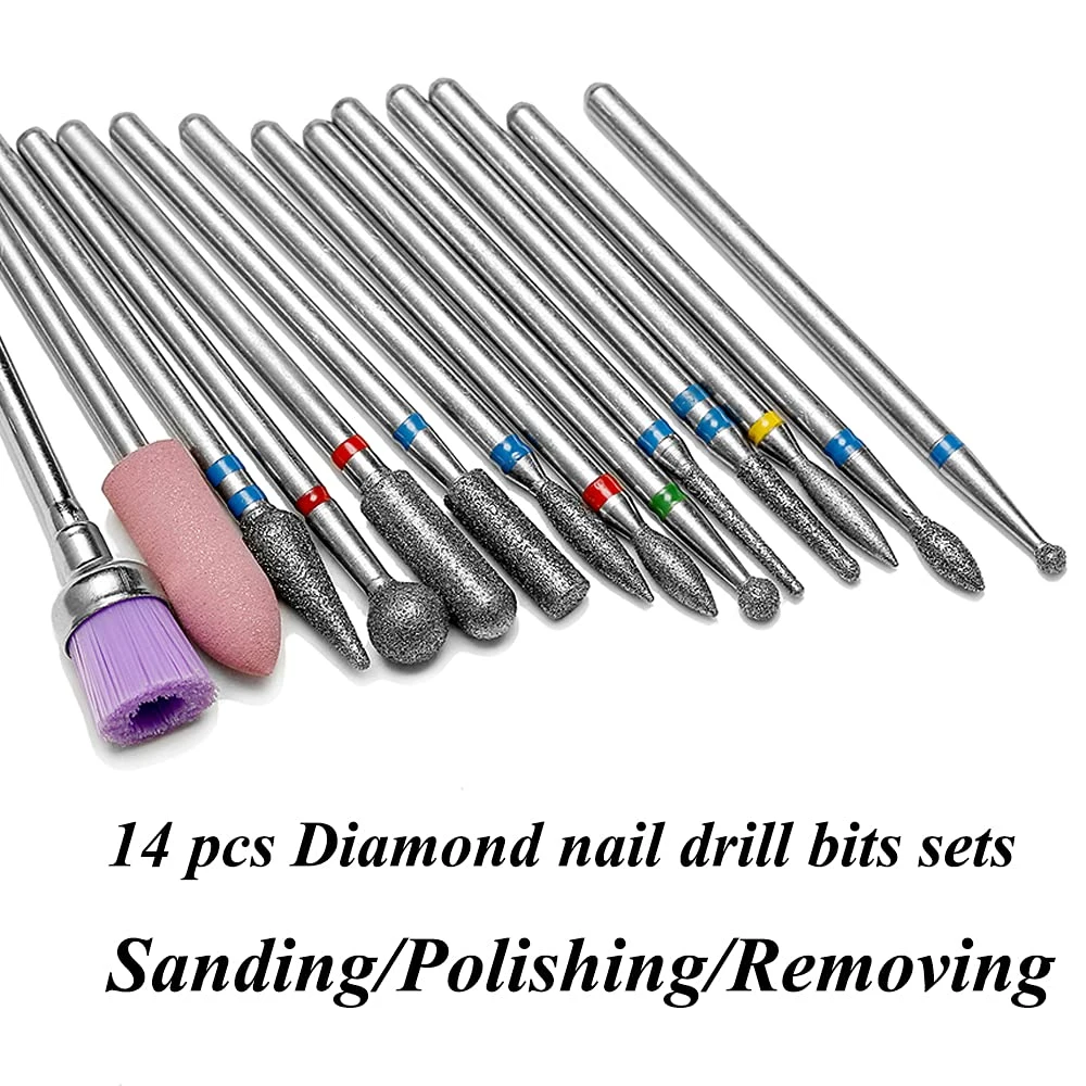 High Quality Cuticle Clean Nail Drill Bits 3/32" Electric Nail Drill