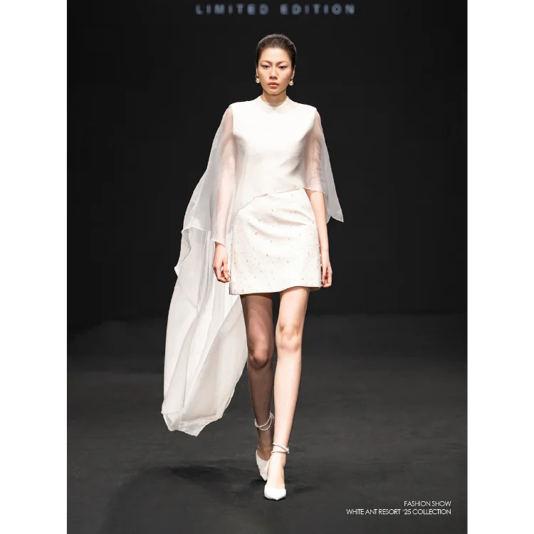 Hot Sale Women Dresses Elegant JILNA EMB MINI DRESS A Sleeveless A