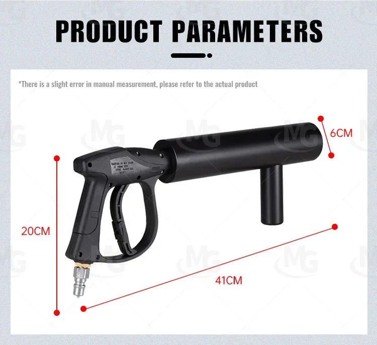 Handheld Smoke Jet Cannon Fog Machine Jet Cryo Co2 Gun for Stage Concert Party Disco Dj Night Club Event Shows