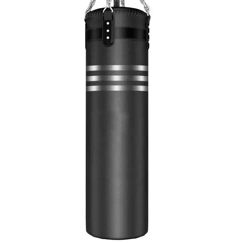 New 2024 Professional Leather Kick Boxing Punching Bag Custom Logo Design Kick Boxing Punching