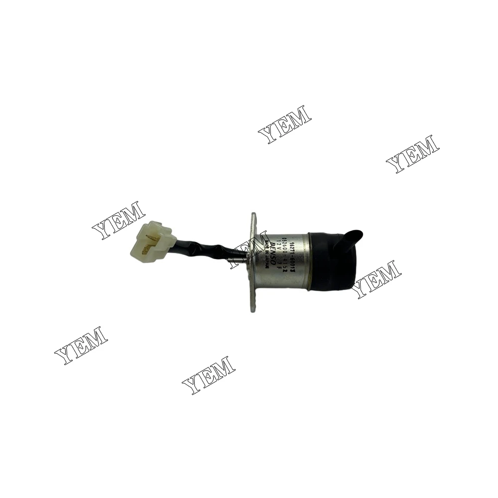 Fuel Shut Off Stop Solenoid 16271-60013 Fit for Kubota V1505 Construction Machinery Parts