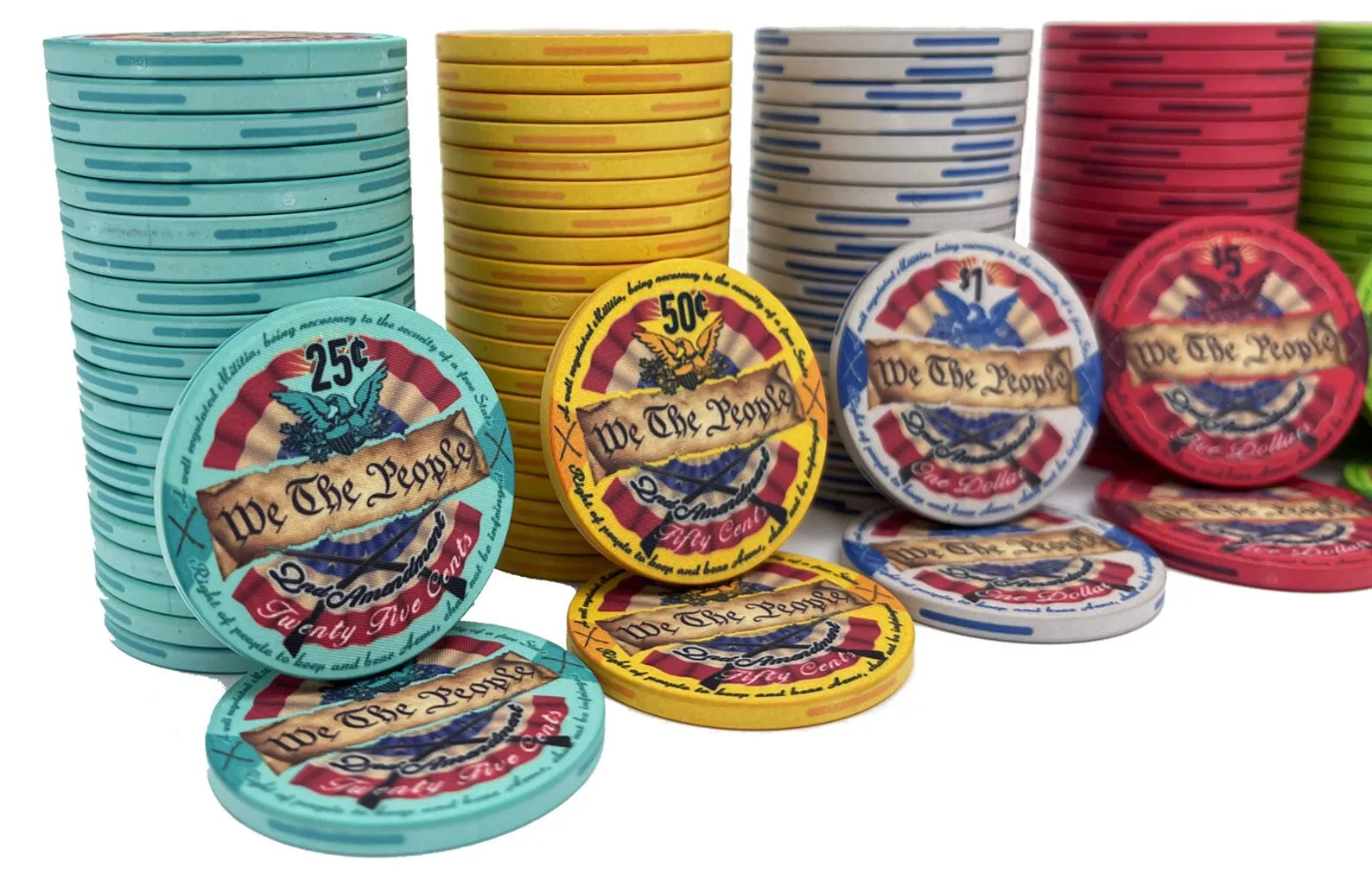 Fully Customisable Ept Professional Ceramic Material Poker Chips 10g And 40mm Poker Chips With