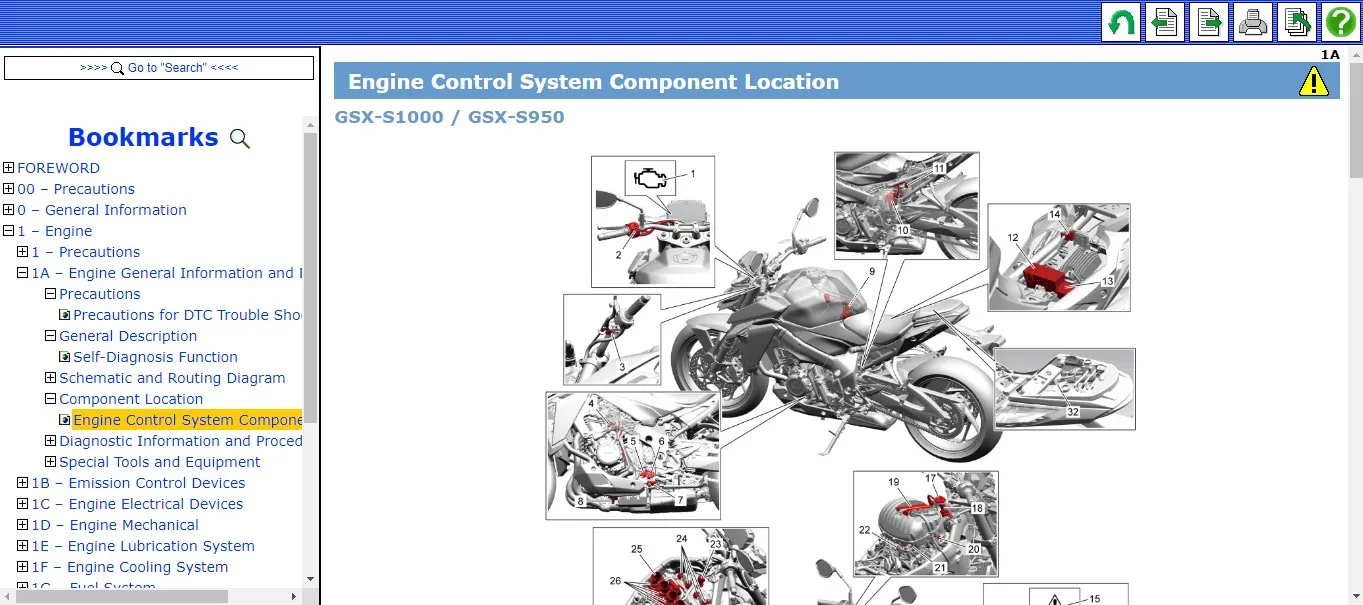 Service Manual for Suzuki GSX-S1000GT & GSX-S950 (2022-2023