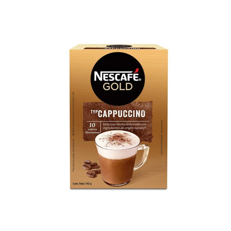 Direct Supplier Nescafe Gold Cappuccino Sachets And Box Instant Coffee Bulk Quantity Available