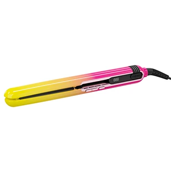 Pink color   MOQ 1K  MCH LED Display digital Professional Salon Flat Iron Hair Straightener