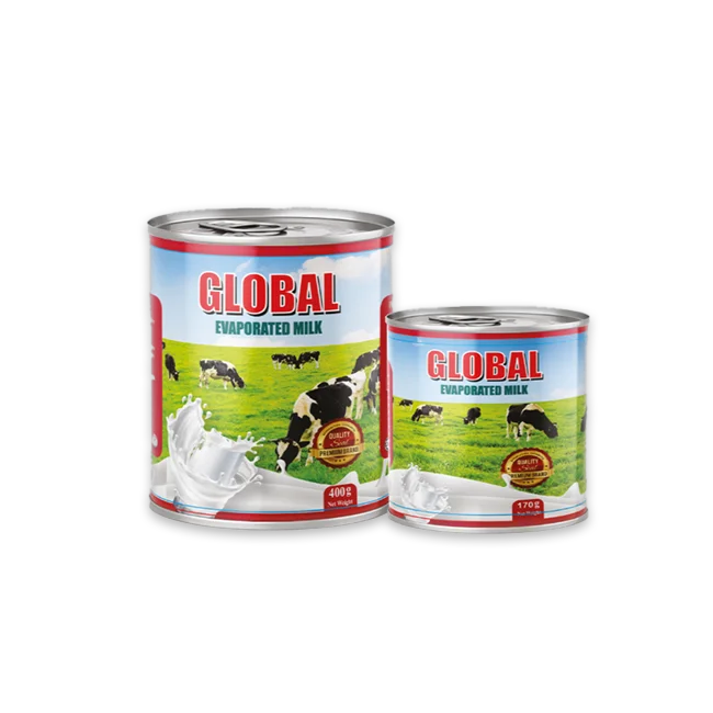 Global Evaporated Milk With 2 Protein For Coffee Or Tea And Baking