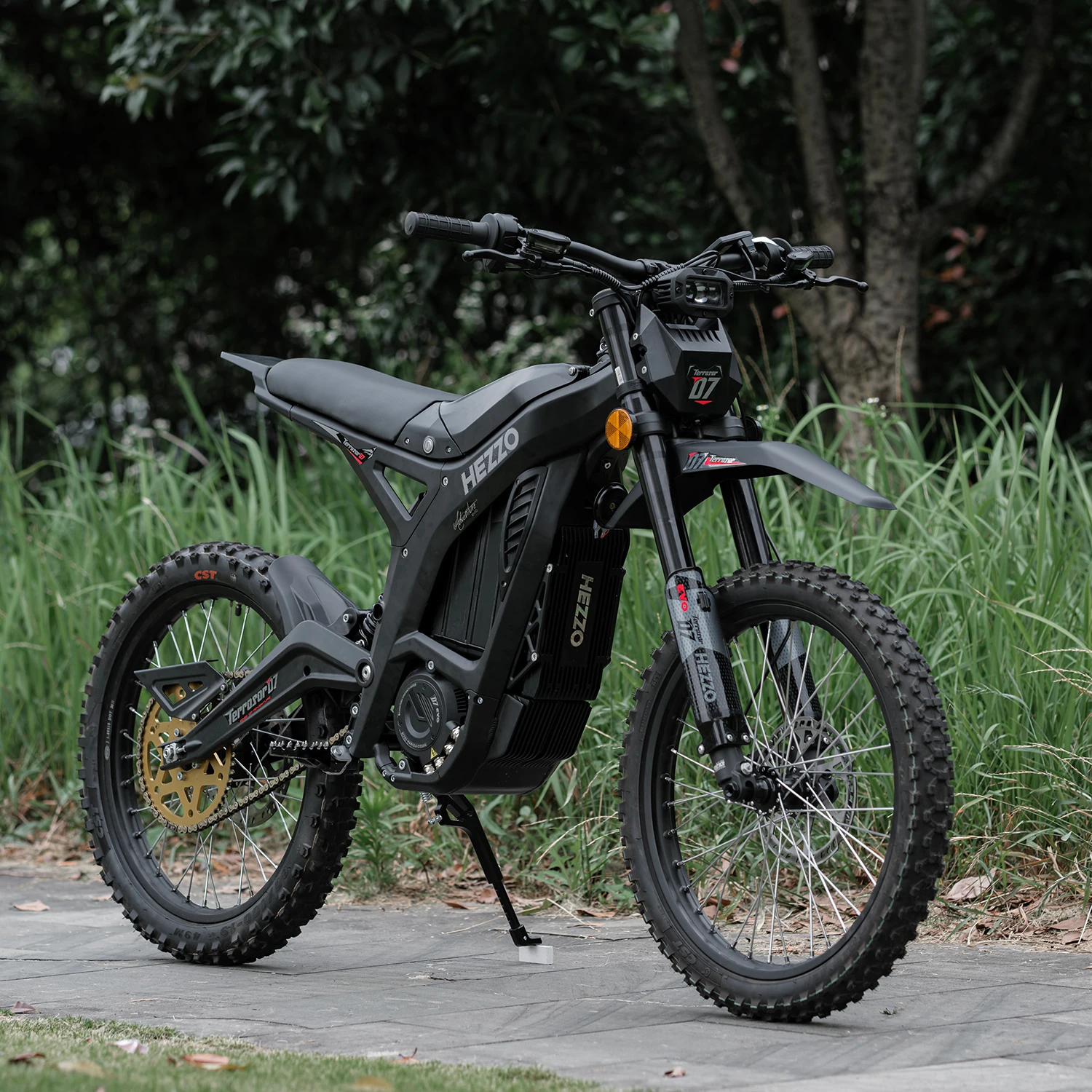 HEZZO D6 72V 13000W Mid-Drive Electric Dirt Bike, 400Nm Torque
