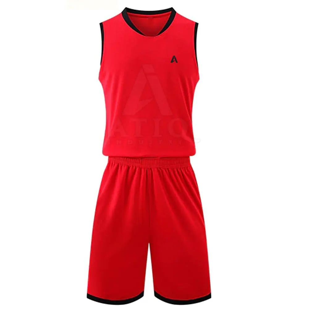 Low Moq Custom Men Basketball Uniform Latest Design Customized Logo