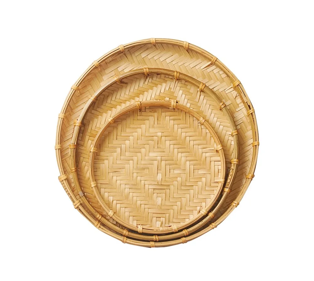 Vietnamese Bamboo Winnowing Basket Made Of Natural Bamboo Bamboo Basket