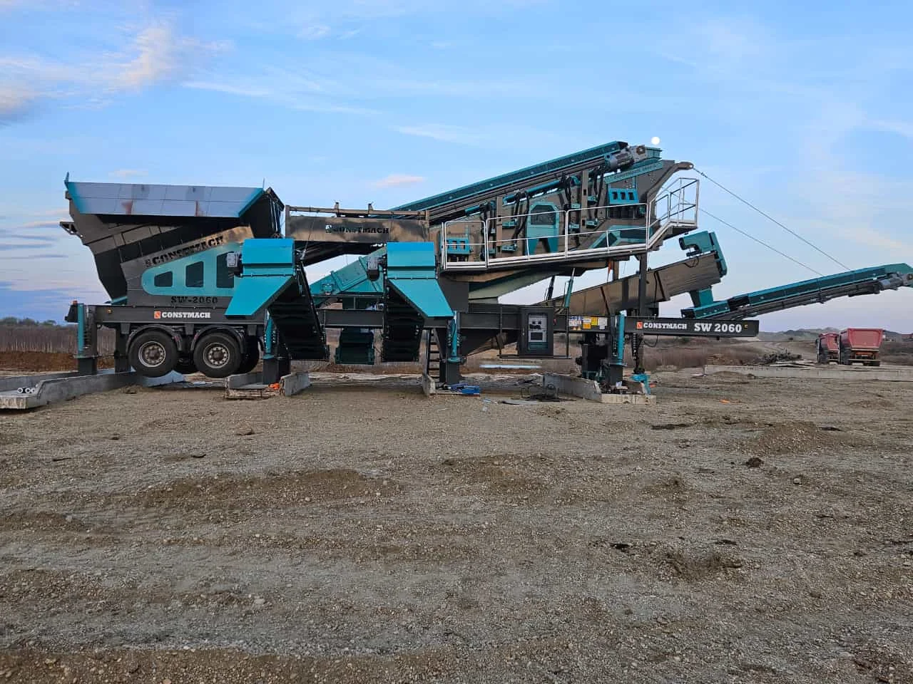 Mobile Sand Screening and Washing Plant, Sand Washing Machine