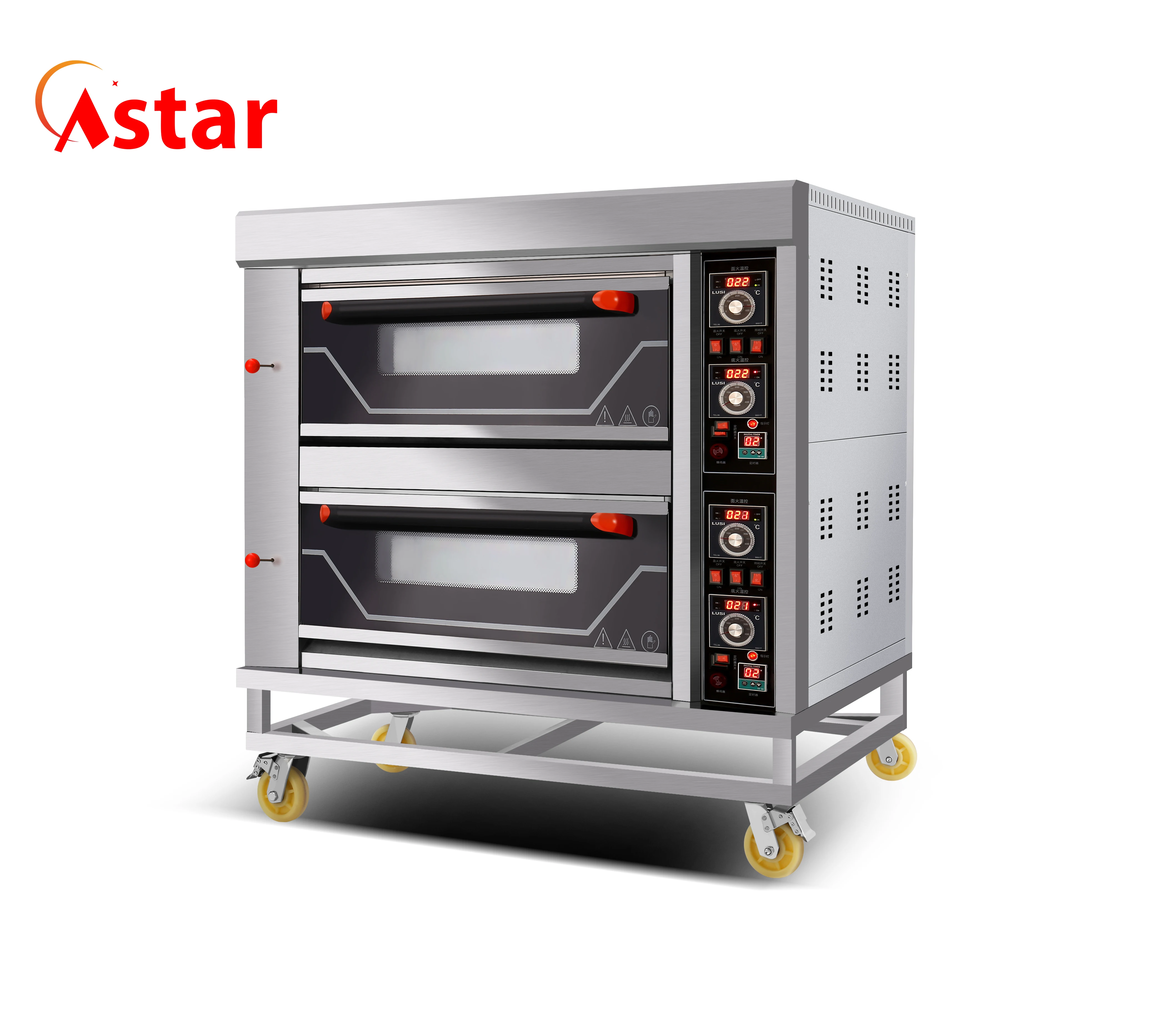 3 Deck 6 Trays Commercial Bakery Equipment Bread Pizza Cake Baking Oven