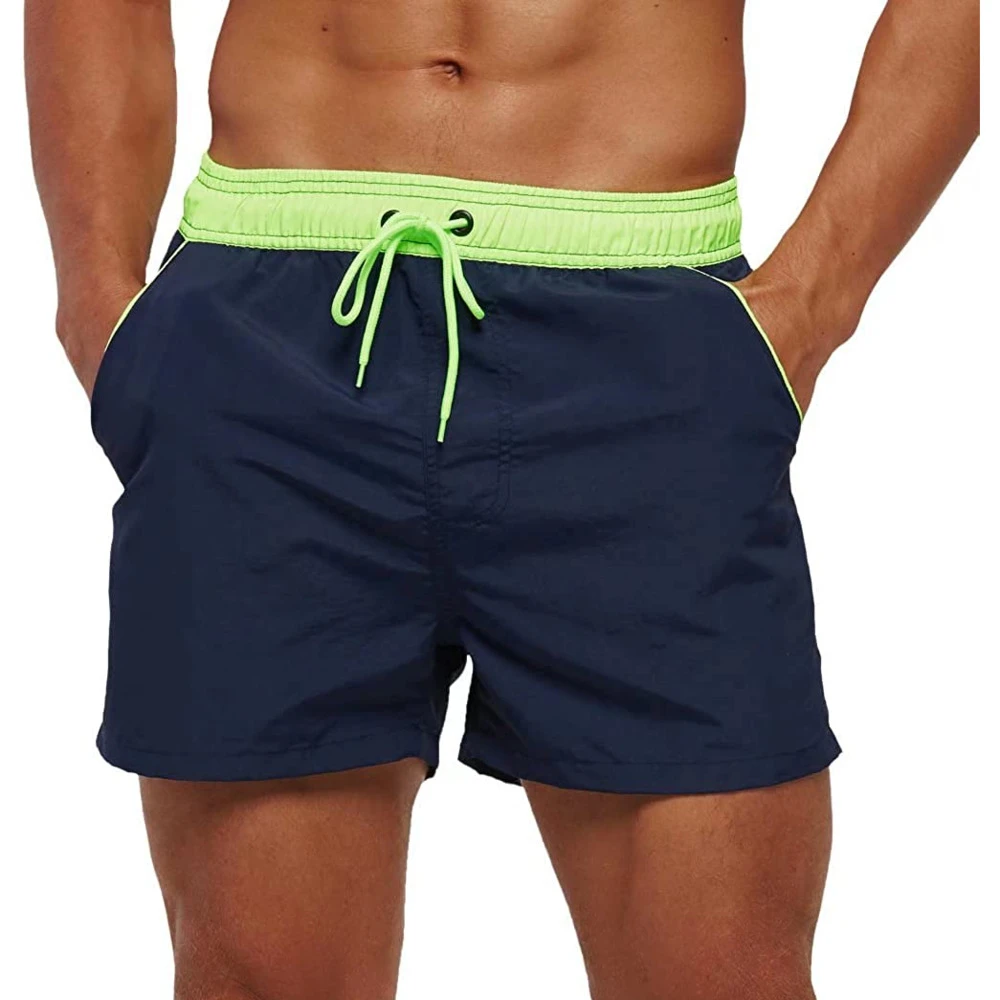 Pantaloncini da bagno estivi da uomo Costumi da bagno Tronchi Costumi da bagno Quick Dry Surf Beach Board Pantaloni da bagno in vita elastici Pantaloncini da surf998_voghion.com