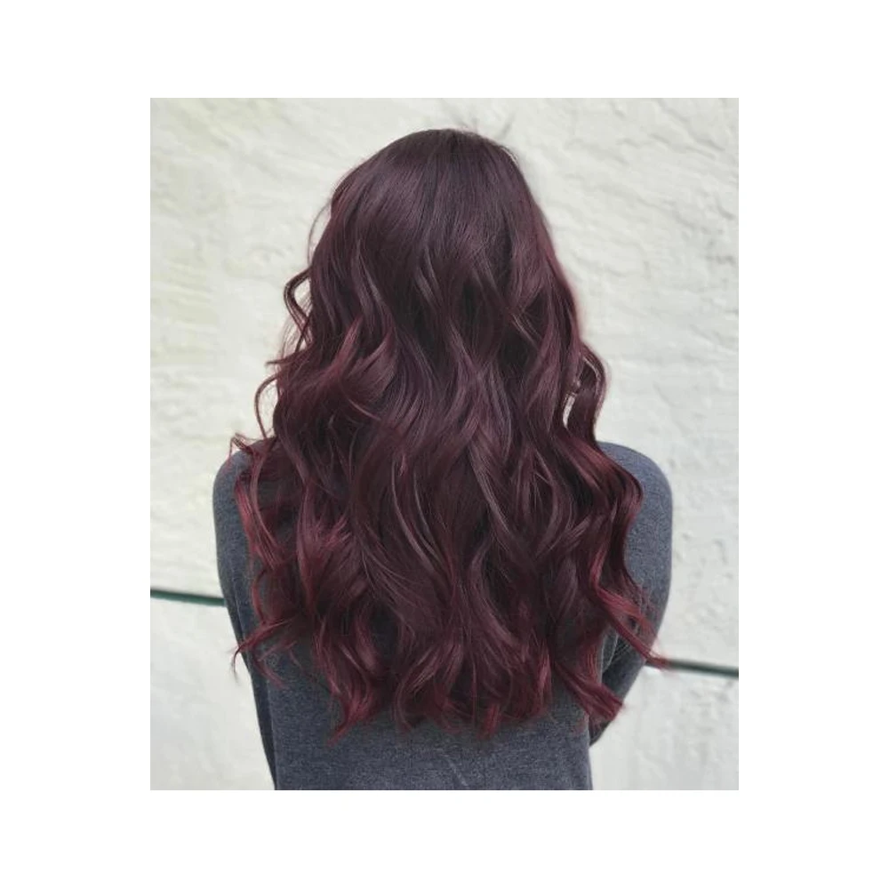LAVARSH Low Price Herbal Wine Red Powder Semi-Permanent Hair Color 100% Cover Grey Hair for Men and Women From Indian Supplier