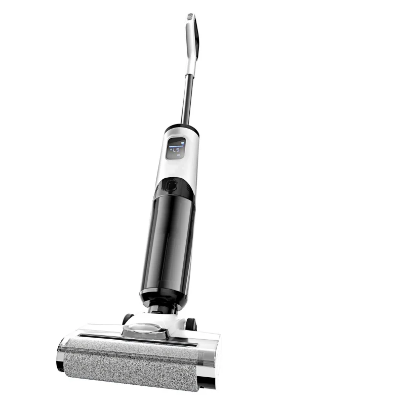 Hot Sale OEM Cordless Vacuum Cleaner 200 AW Suction HEPA Filter LED Display Voice Assistant 850ML Clean Water Tank 600ML