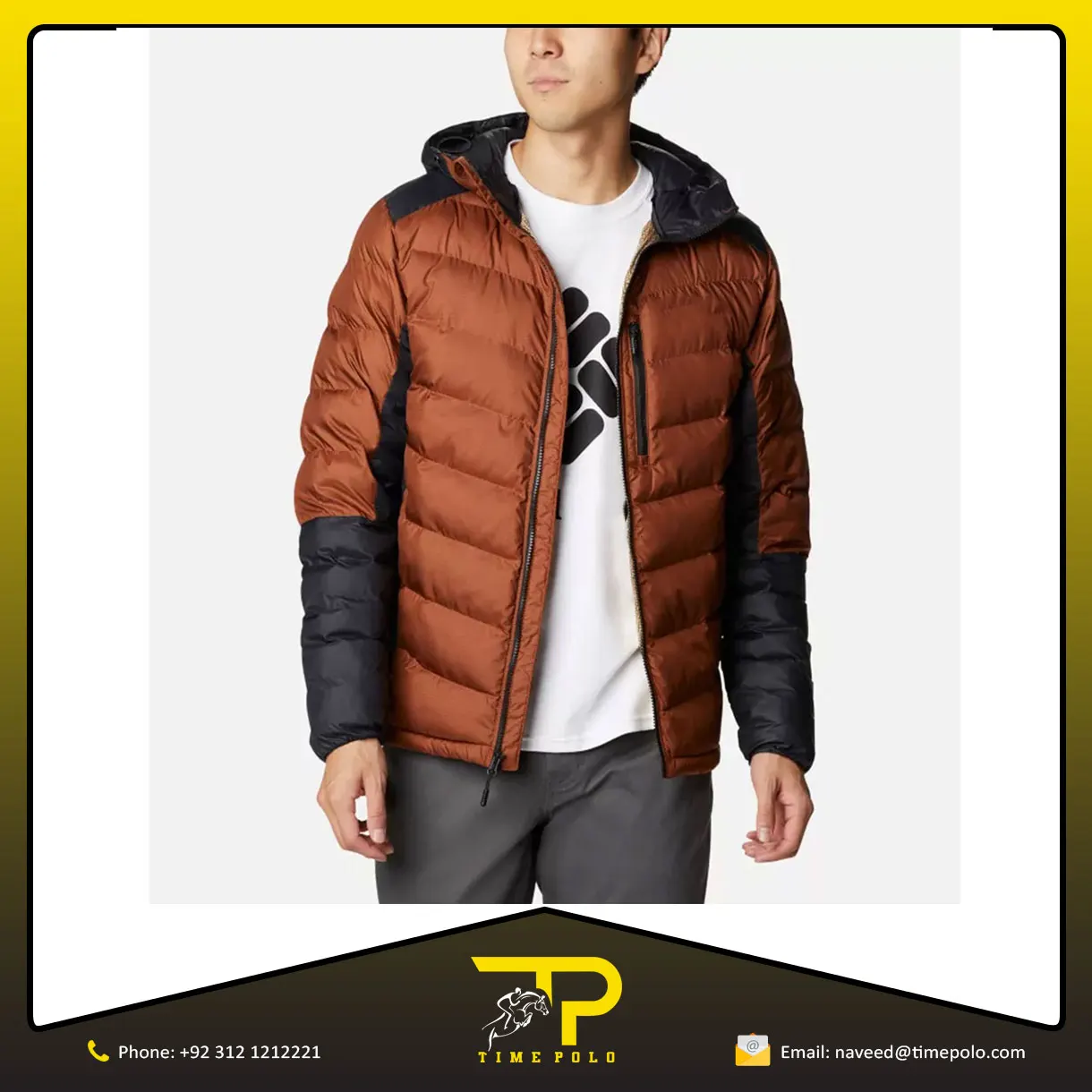 Men Padded Coats Bubble Puffer Jacket With Hood Warm Winter Men Winter ...