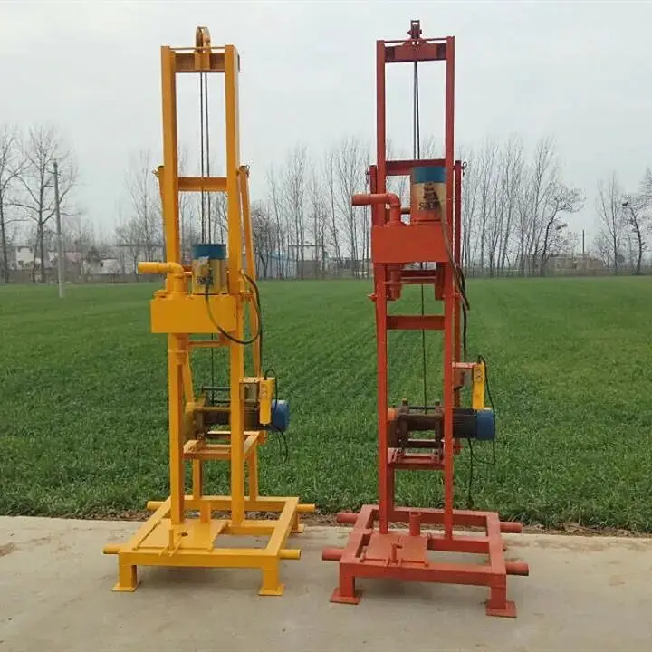Strong Well Rig Bore Drilling Rig 300 Meters Air Compressor Mining Bore