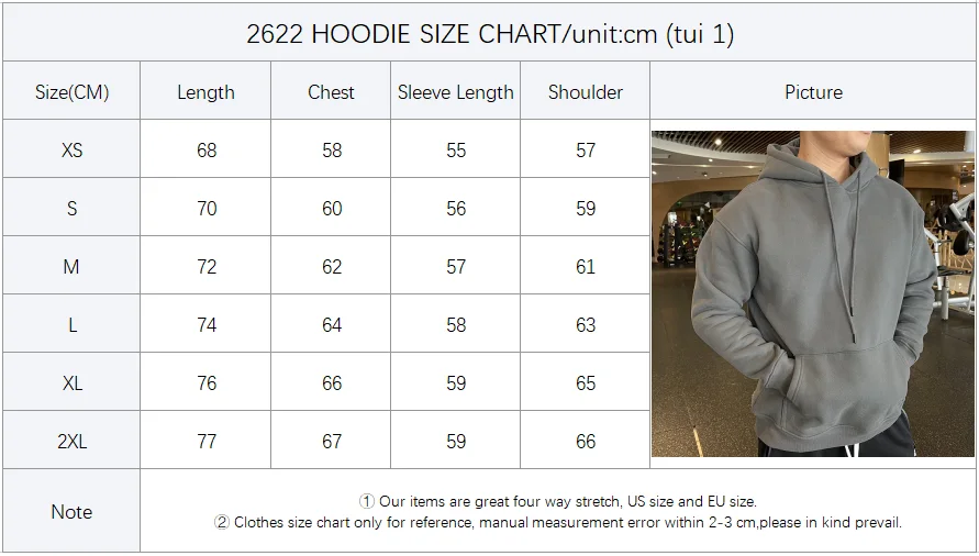 Men Multi Color Heavy Weight Hoodie Gym Workout Athletic Activewear ...