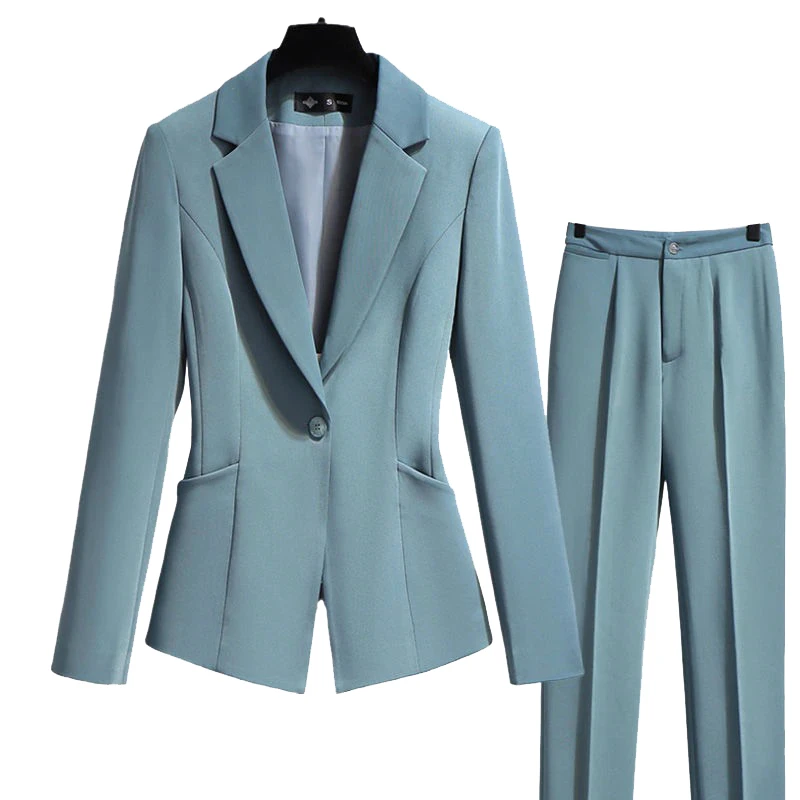 Wholesale Customized Set Lady Office Uniform Fashion Female Work Suit ...