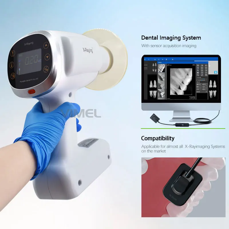 Portable Dental Xray Machine Lcd Touch Screen Digital Imaging System 0.1s Rapid Imaging X Ray