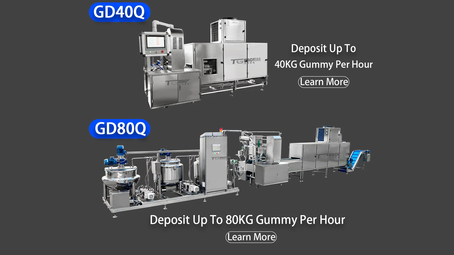 2023 New Design High Quality Fully Automatic Jelly Candy Gummy Candy Making Machine for Cheap Factory Price