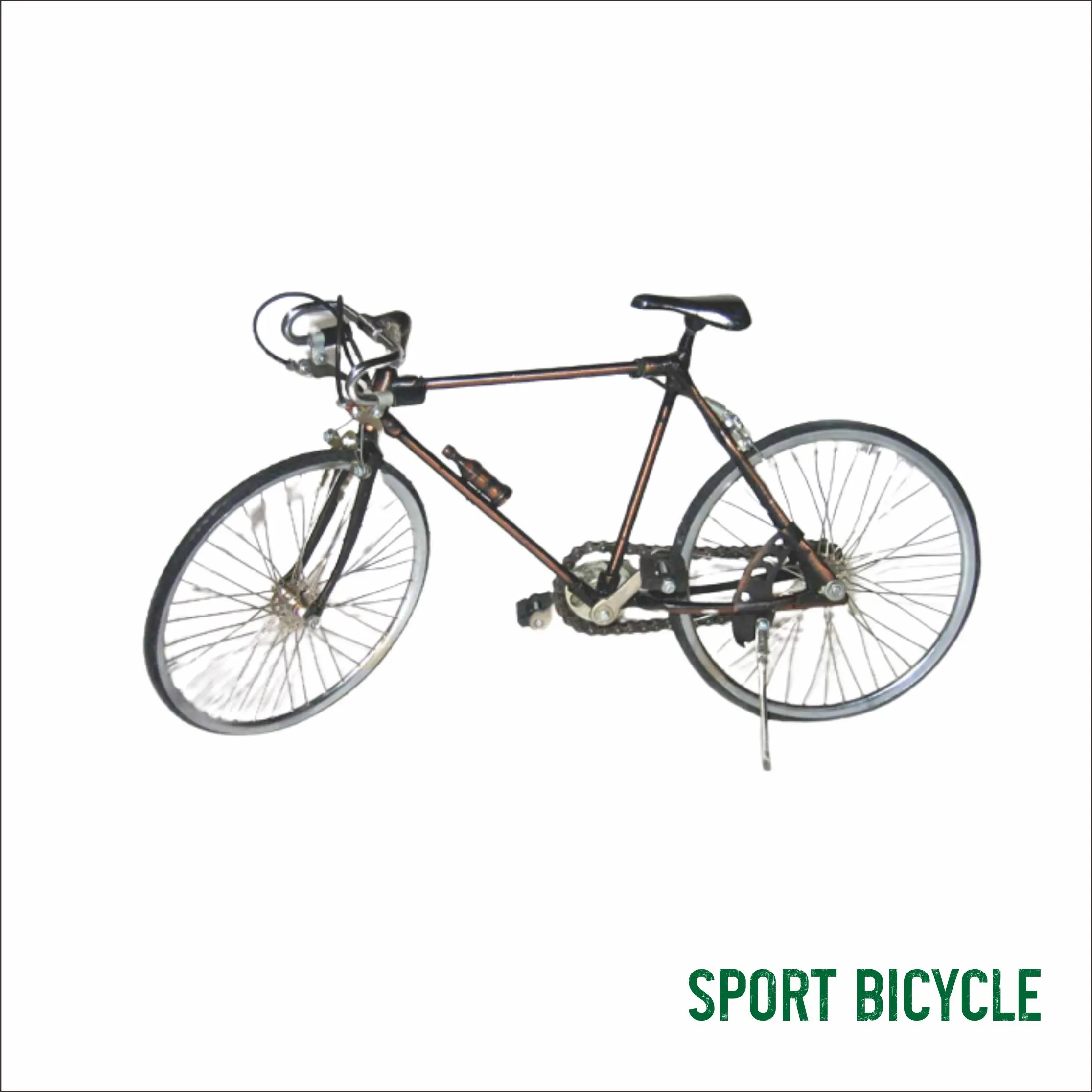 Miniature Vélo En Métal Doré, Décoration Maison Vintage, France