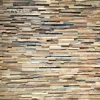 Natural teak brown with mixed tones