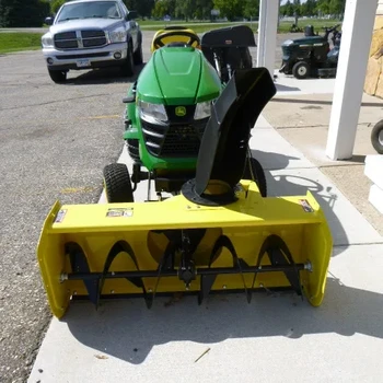 Mini Tractor With Snow Blower Attachment Lawn Mower John Deer Model ...