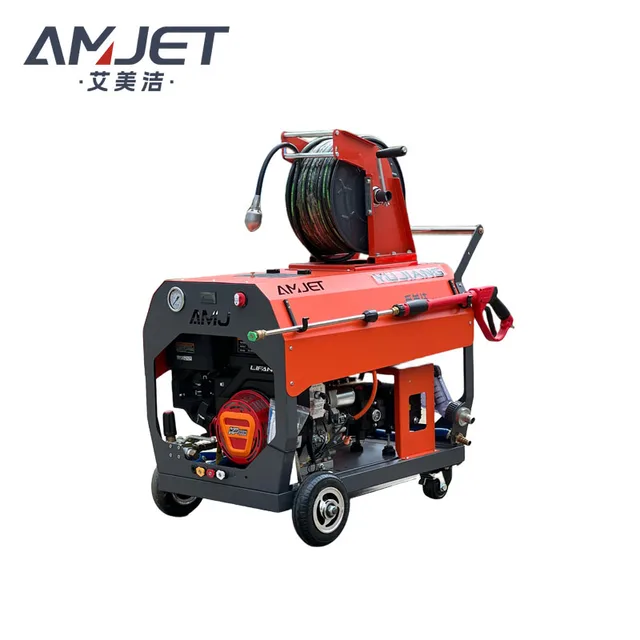 2025 Latest Product High Pressure Sewer Cleaning Machine Portable 200bar Sewer Sprayer