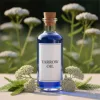 Liquide de couleur bleu profond