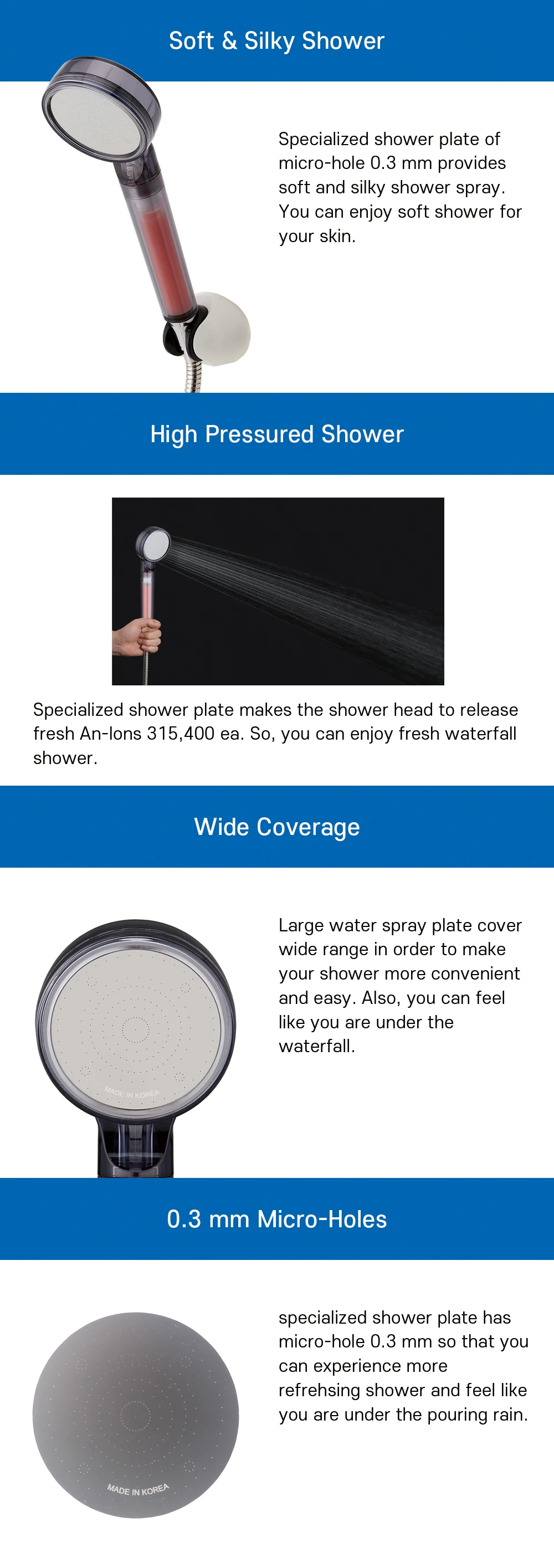 Moolmang Allcare Shower Head Rose Scent Vitamin Filter Hybrid Carbon