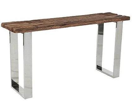 Alibaba.com: Handmade console table with railway sleeper wood and ...