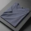 Haze Blue V-neck Short Sleeve