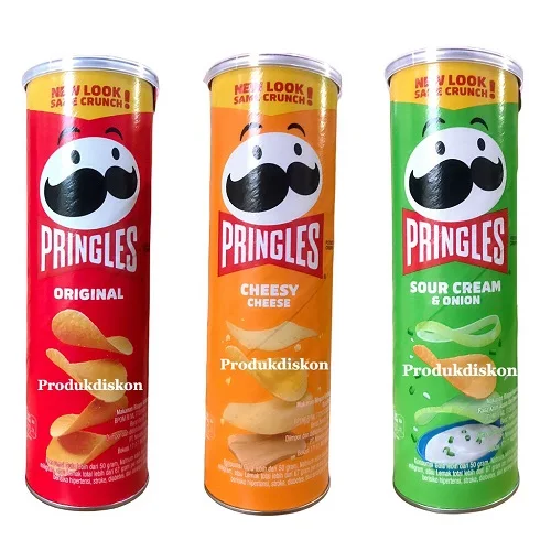 Pringles/pringles Potato Chips Onion Flavor Casual Snacks 149g - Buy ...