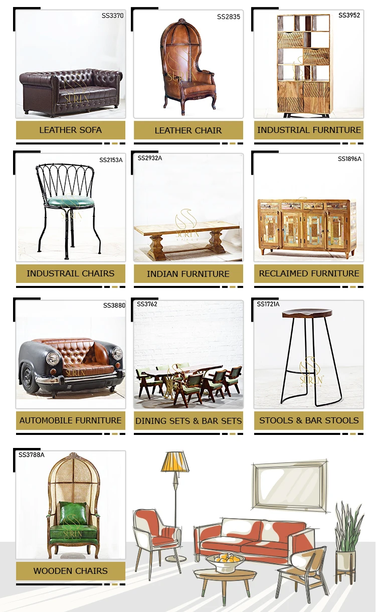 Античный дизайн Высококачественная мебель для столовой белый блок бедствия с принтом уникальная боковая доска индийский деревянный