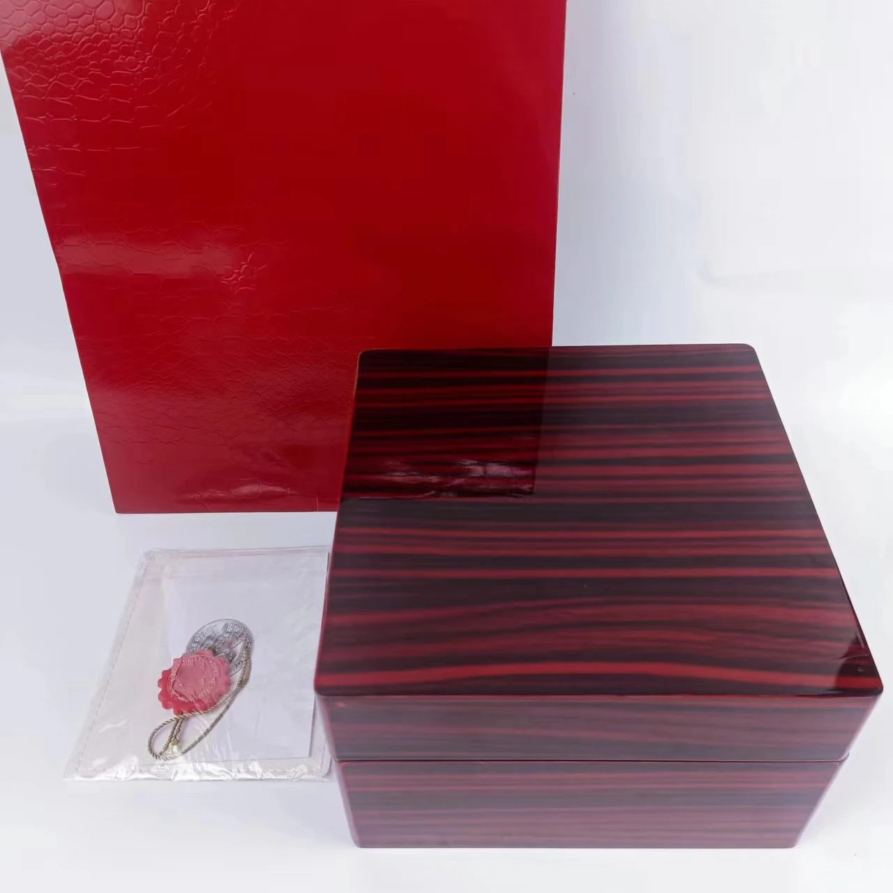 Factory direct sales of spot watch boxes wooden flip top watch