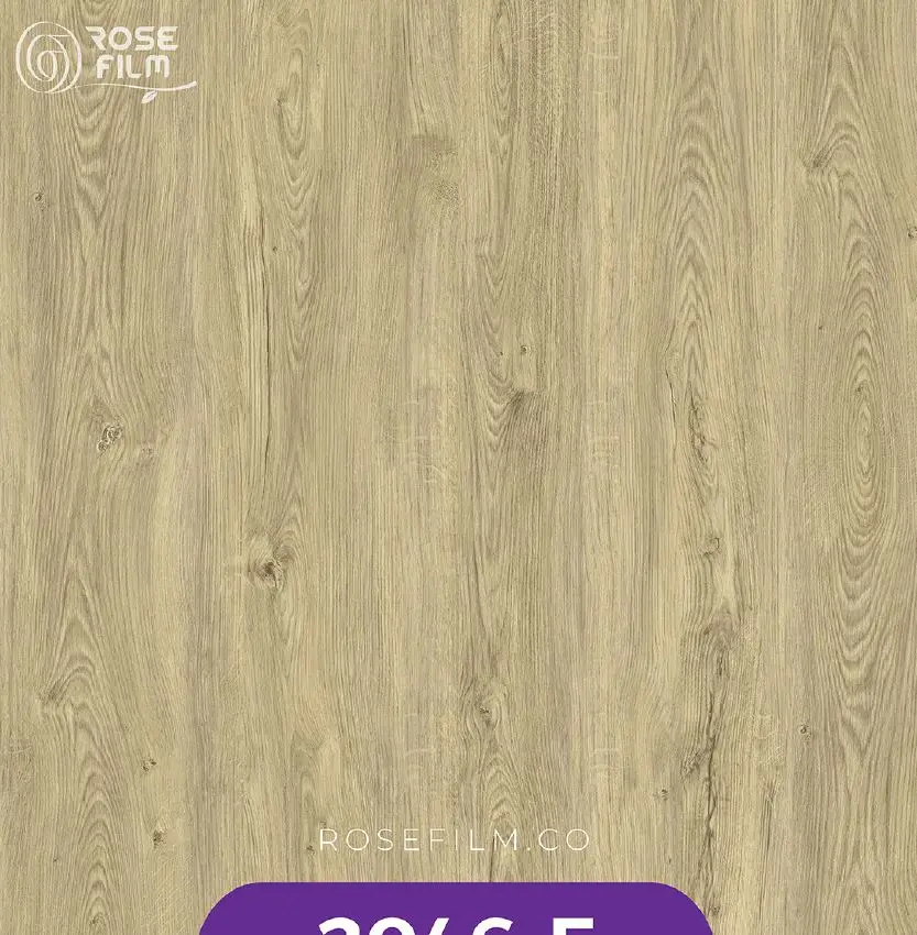 Lamination and Press Rolling PVC Covering Foil for MDF Furniture and Wall Panels Wood Grain Natural Design